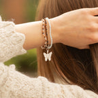Nymph Spirit Gemstone Bracelet Set - Sea Sunset