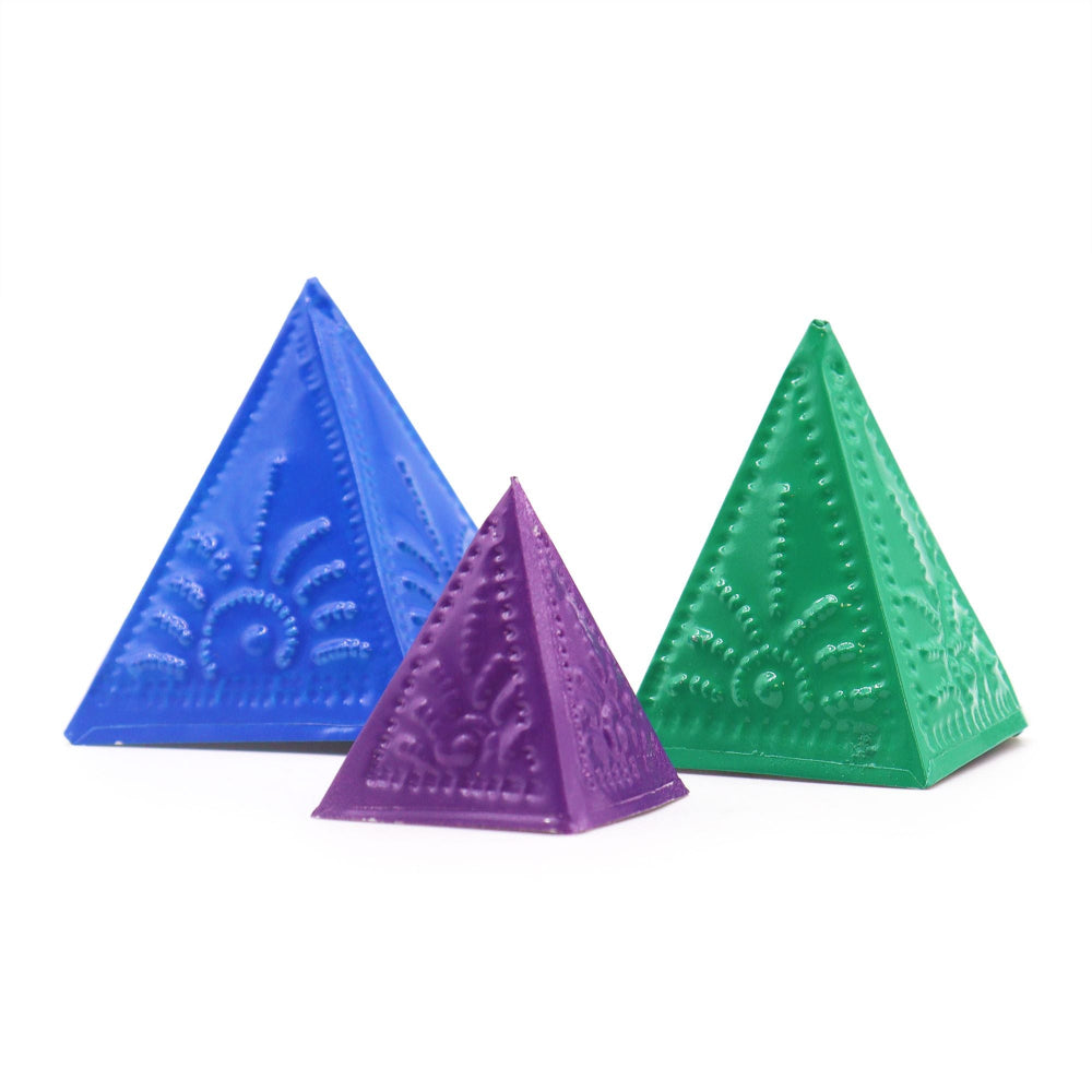 Blue Green Purple Incense Powder Mould Set