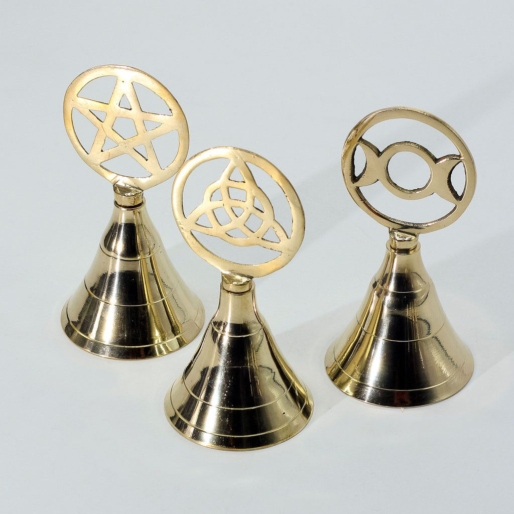 Three Moon Altar Brass Bell