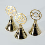Three Moon Altar Brass Bell