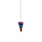 7 Slice Chakra Style Pendulum
