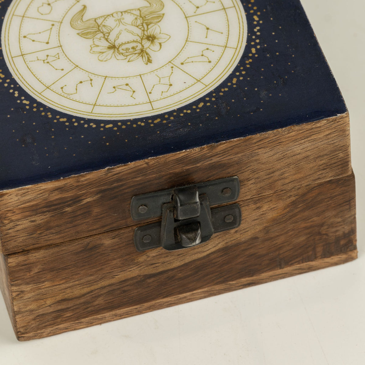 Taurus Small Enamelled Keepsake Box