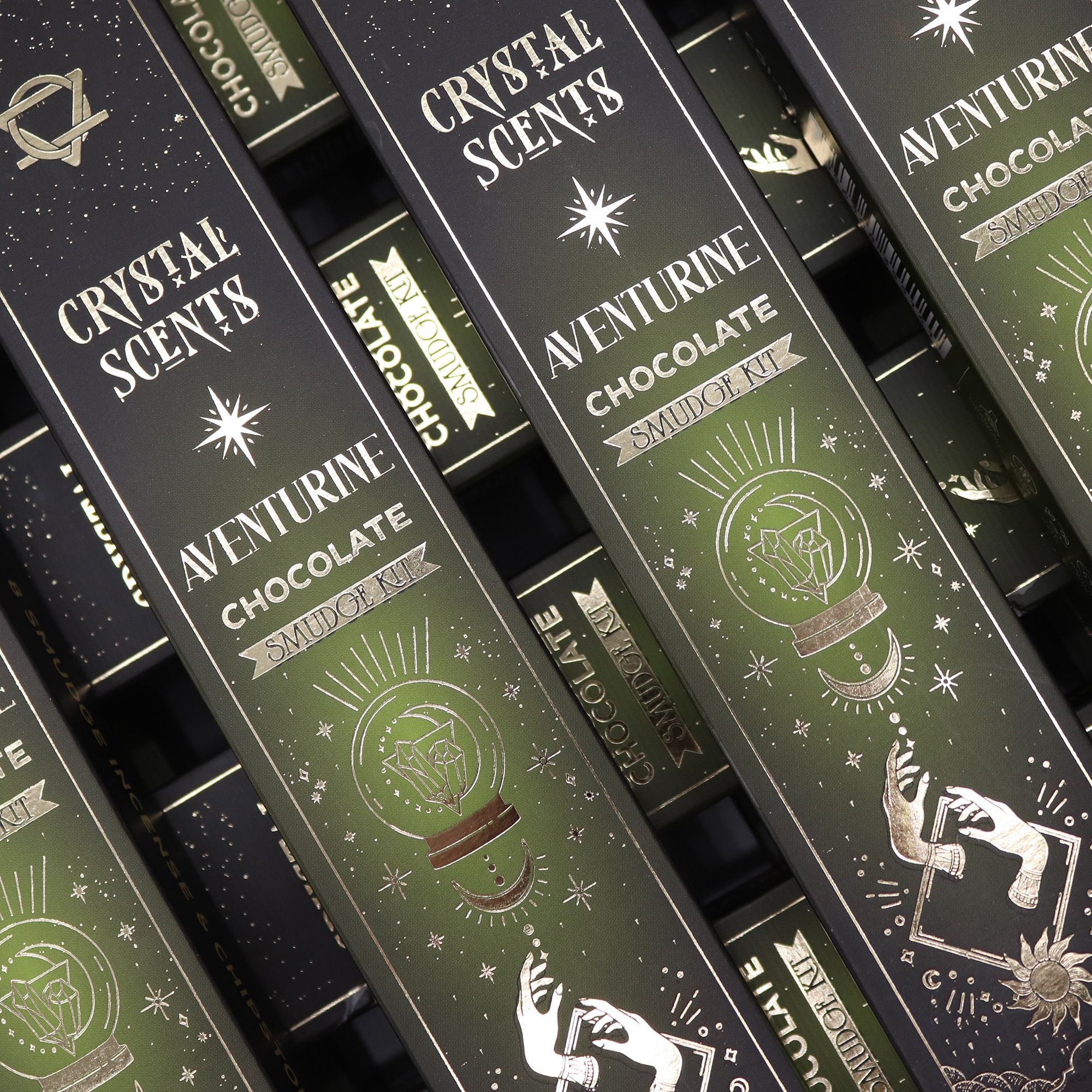 Crystal Scents Aventurine Chocolate Smudge Kit