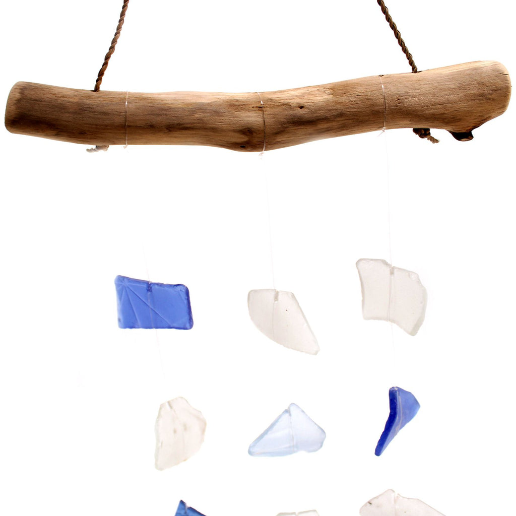 Blue & White Three Drop