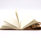 Oiled Tan Leather & Key - 200 pages - 13x18cm