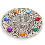 Seven Chakra Hamsa Incense Stick Holder | 11.5cm