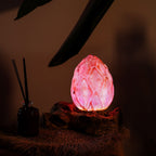 The Lotus DriftGlow Lamp | Purple Crackle