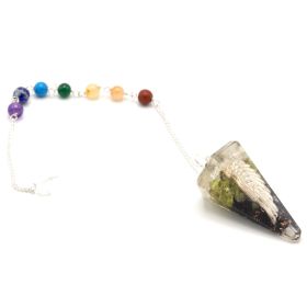 Angel Wing Orgonite Power Chakra Pendulum