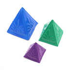 Blue Green Purple Incense Powder Mould Set