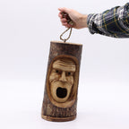 The Old Man of the Woods — Tree Trunk Bird House