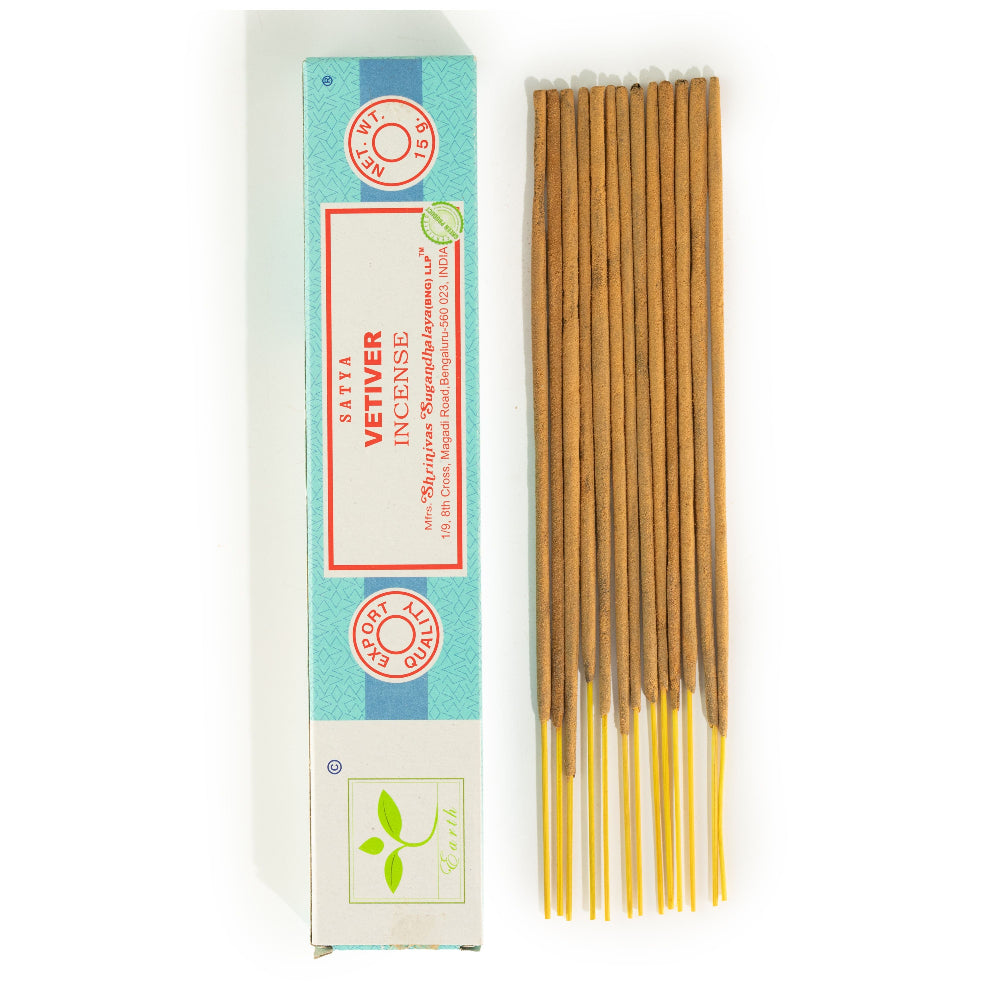 Vetiver Incense 15gm - Satya