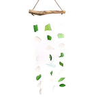 Green & White Three Drop