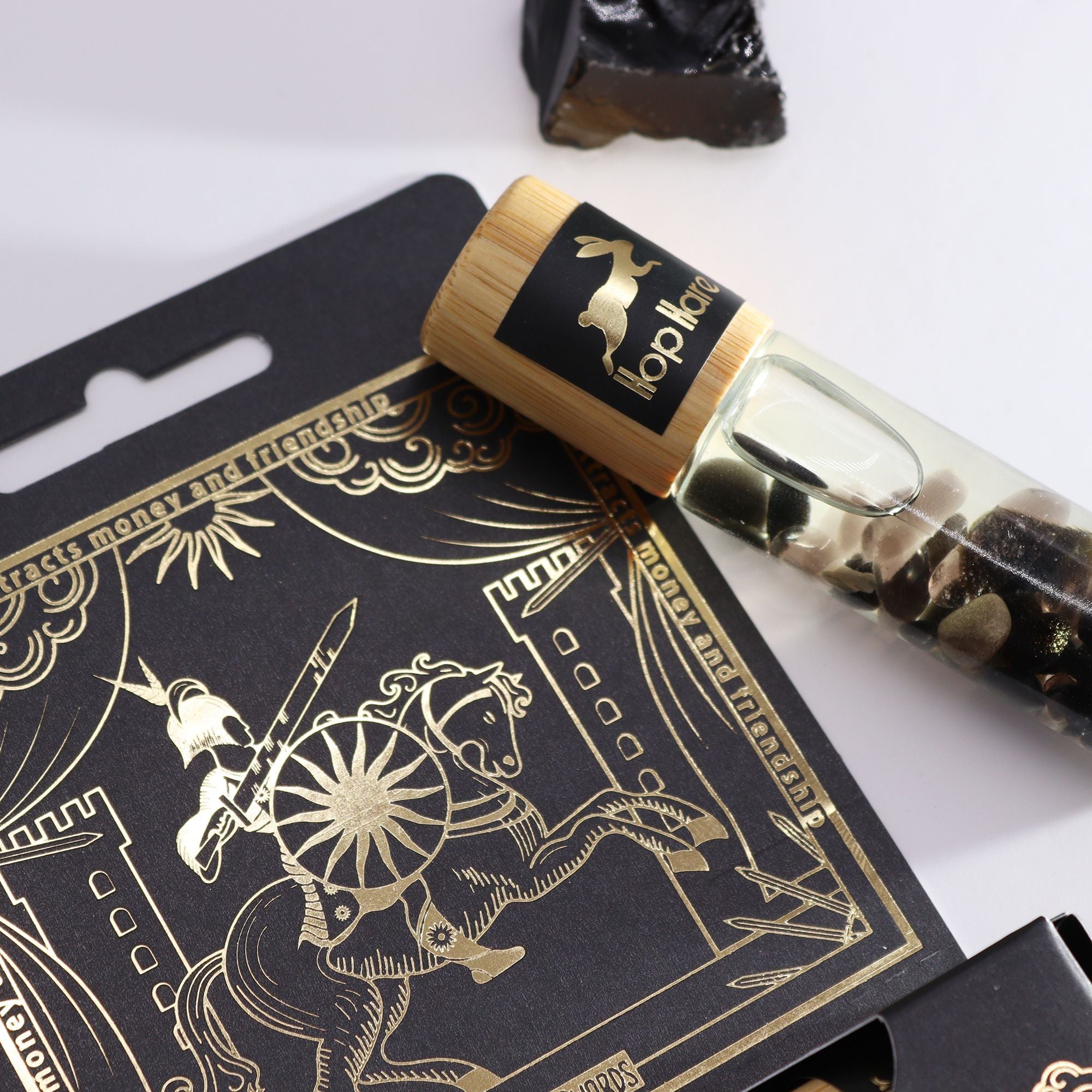 The Knight Hop Hare Tarot Roll On