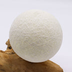 The Luna Cotton DriftGlow Lamp | Ivory