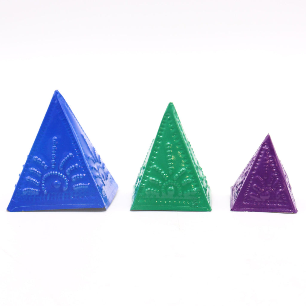 Blue Green Purple Incense Powder Mould Set