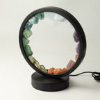 Gemstone Halo Lamp - 7 Chakra - Seven Gemstones
