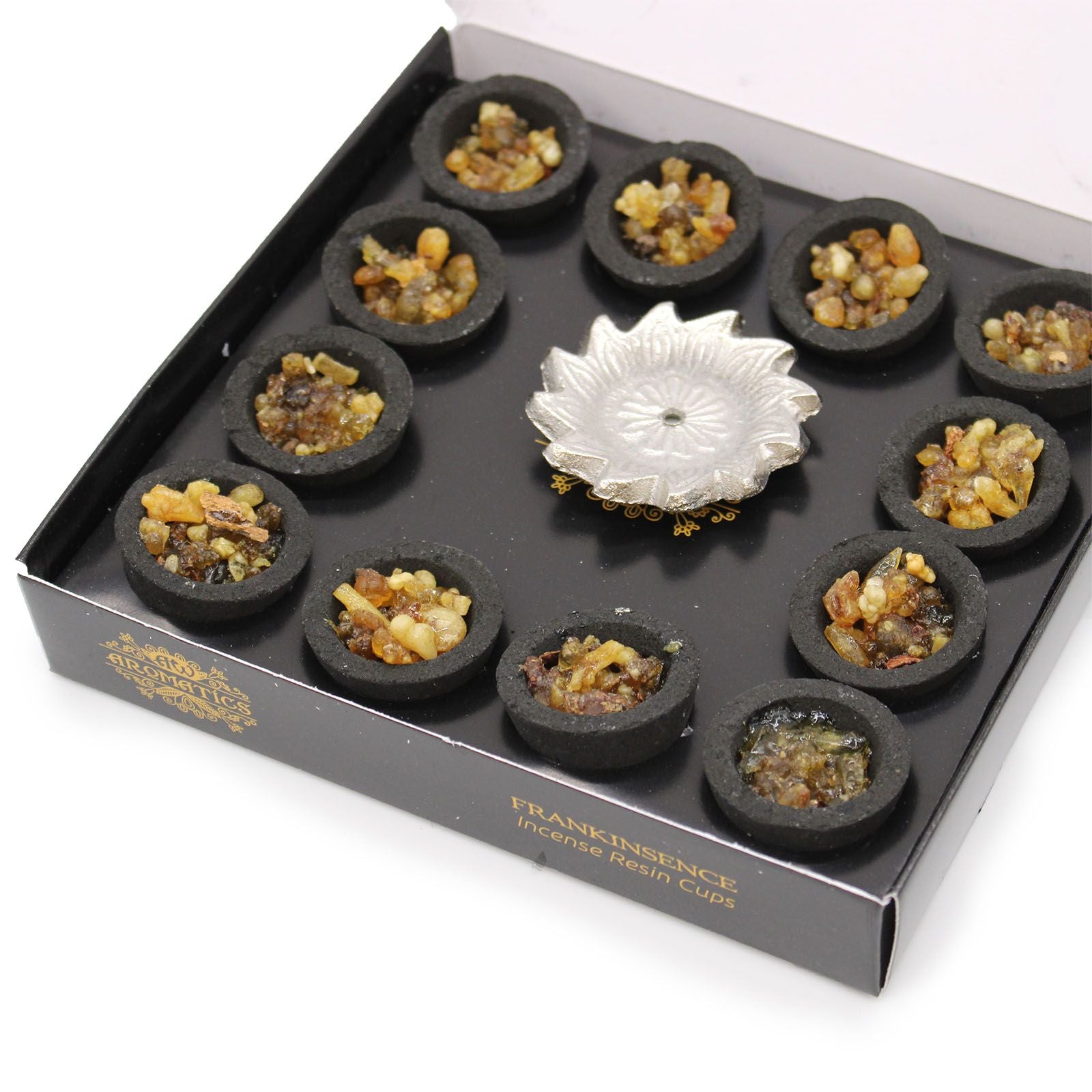 Box of 12 Resin Cups – Frankincense