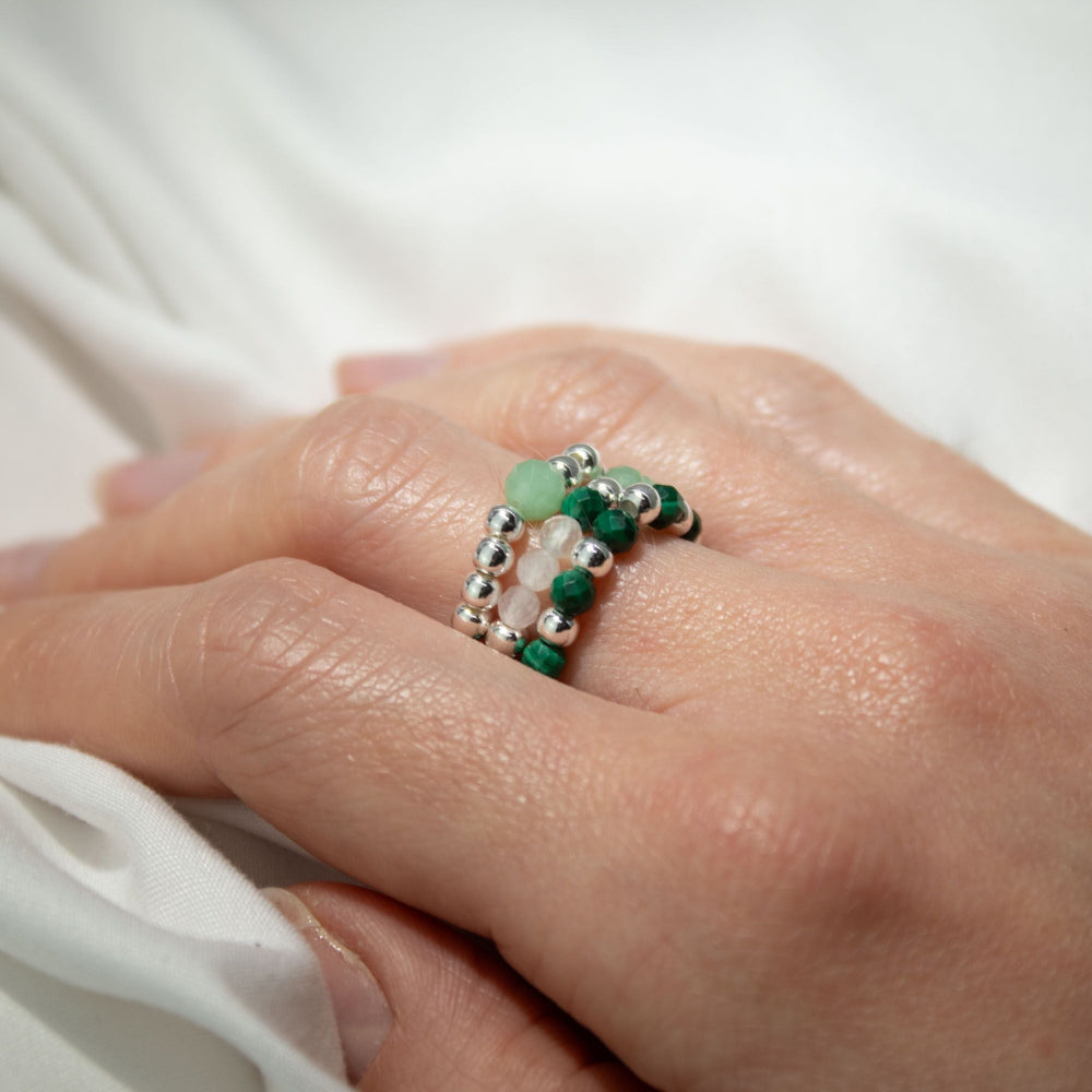 The Forest Spirit Ring Set — Nymph Gemstone Collection