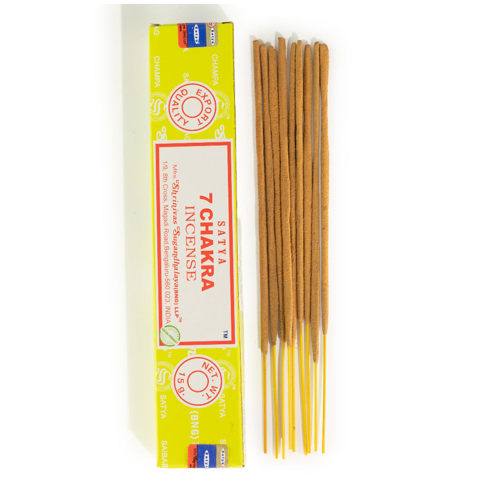 7 Chakra Incense 15gm - Satya