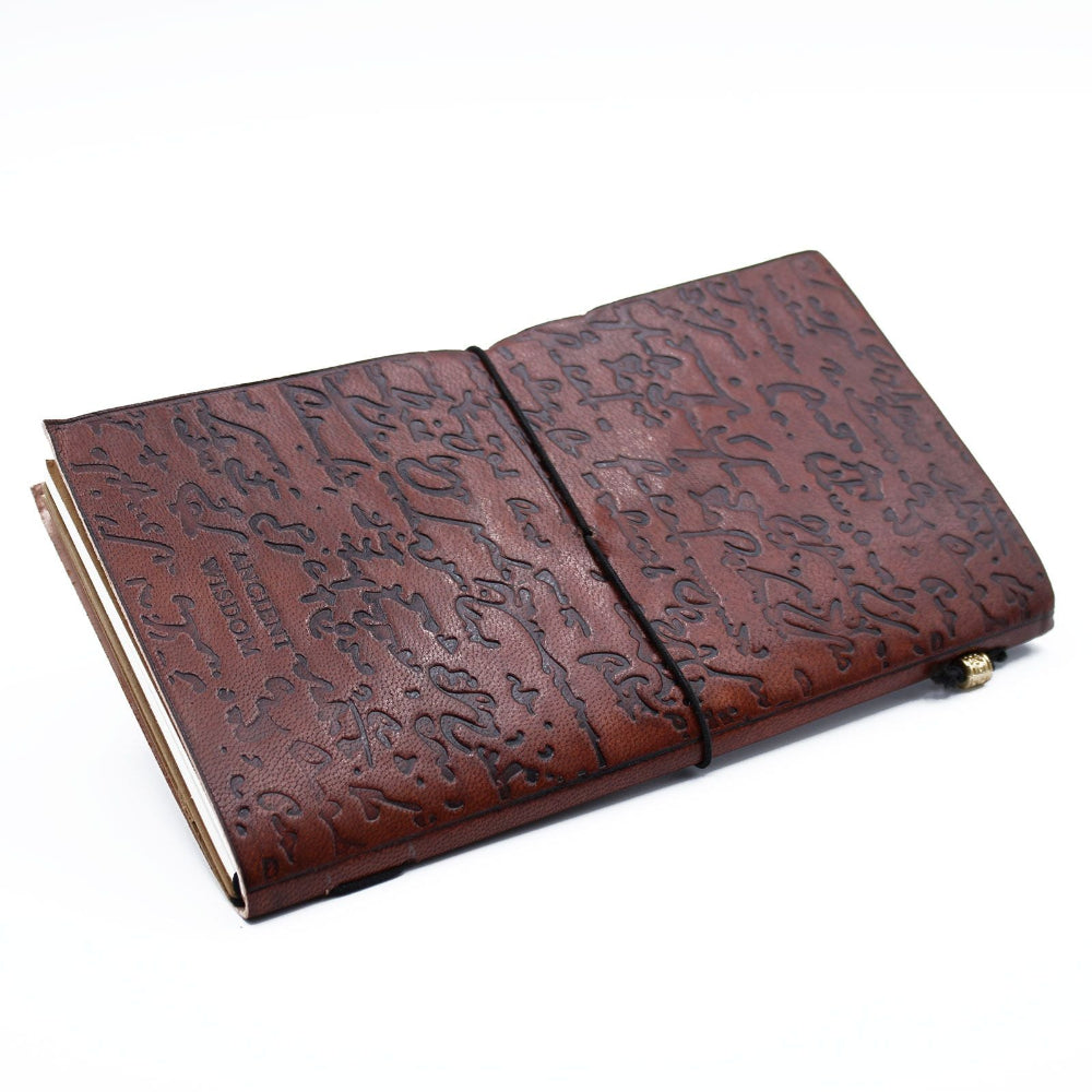 Be the Change Handmade Brown Leather Journal  Brown (80 pages)