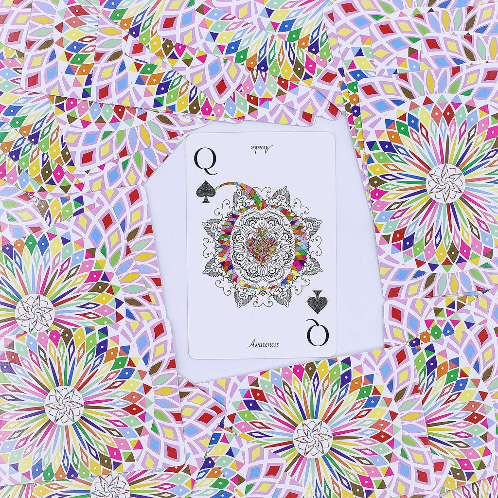Kaleidoscope Symmetry Mandala Playing & Oracle Cards