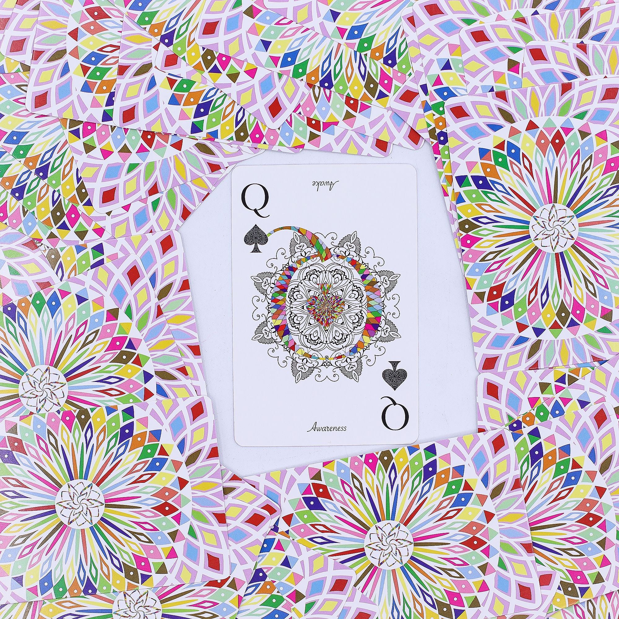 Kaleidoscope Symmetry Mandala Playing & Oracle Cards