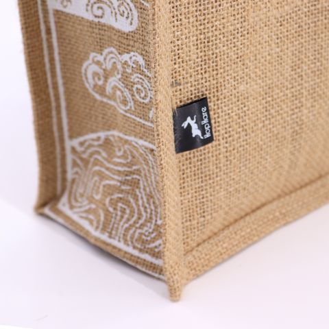 I am Rare Hop Hare Jute Big Bag