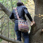 Chocolate Student Jacquard Bag