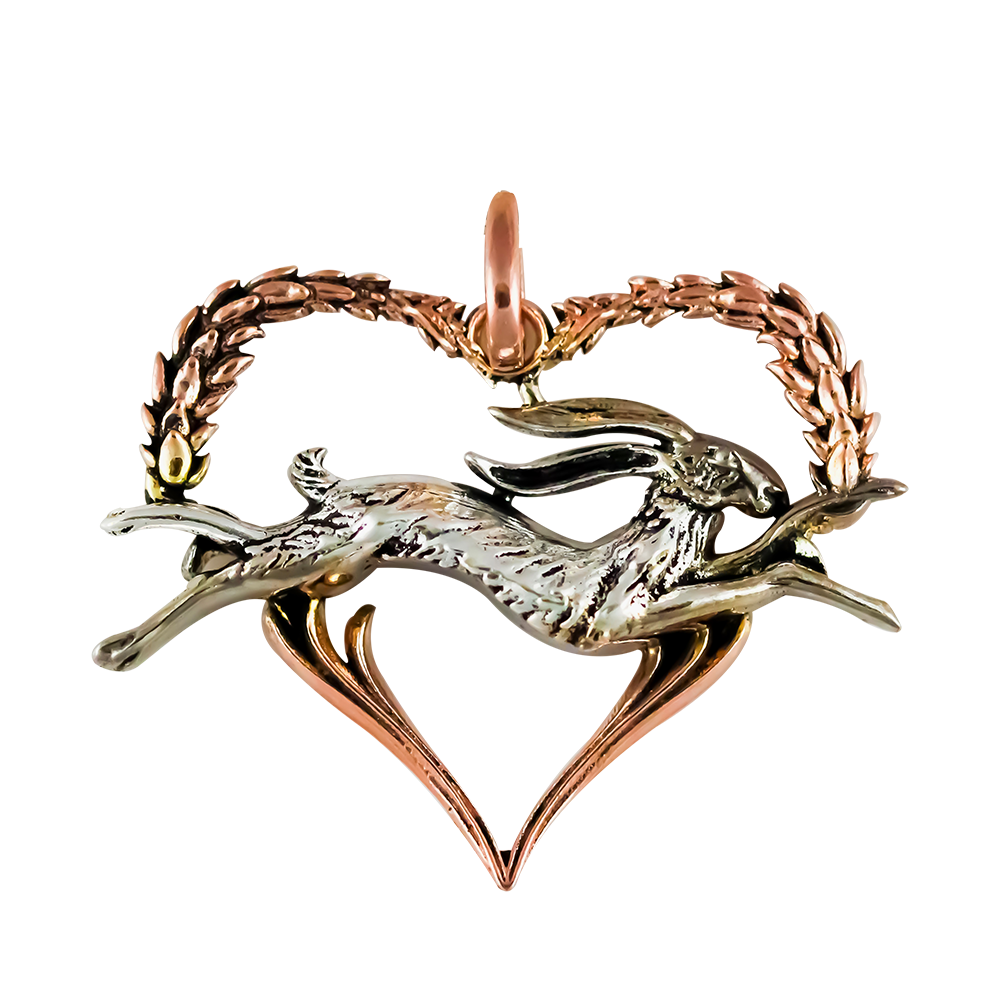 Witches Familiars Hare Pendant Charm Necklace — Lammastide Collection