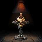 Cranium Crucis Gothic Skull Table Lamp