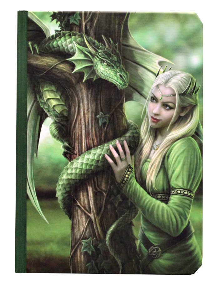 Anne Stokes Hardback Journal — Glimpse of a Unicorn & Kindred Spirits