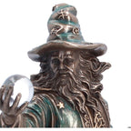 The Sorcerer Bronze Figurine 20cm | Wizard & Arcane Magic Statue
