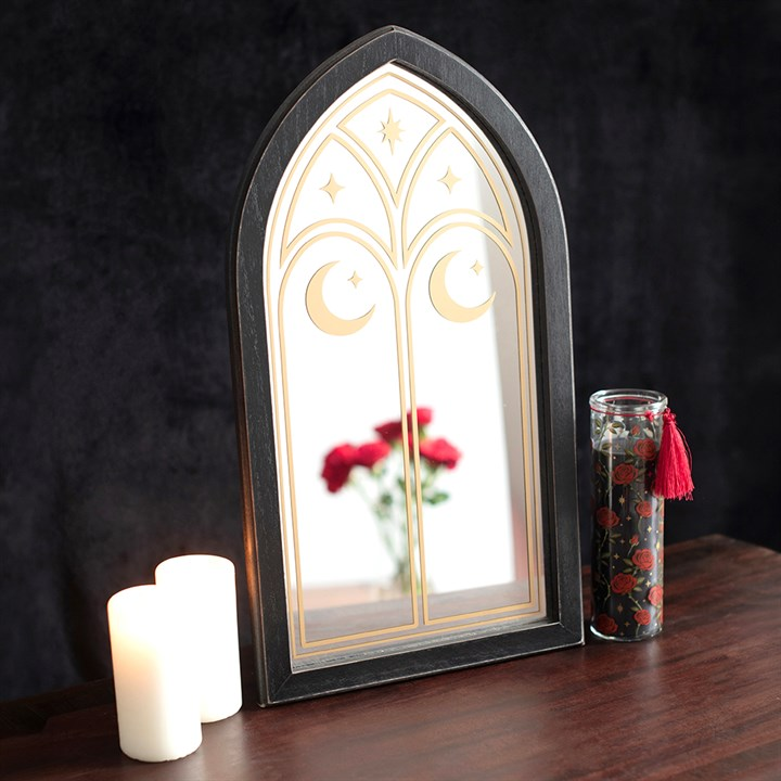 Gothic Cathedral Arch Wall Mirror | 50cm