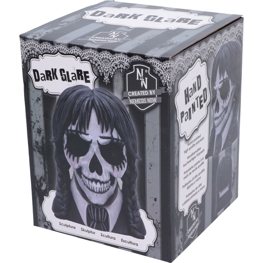 Dark Glare Gothic School Girl Skull