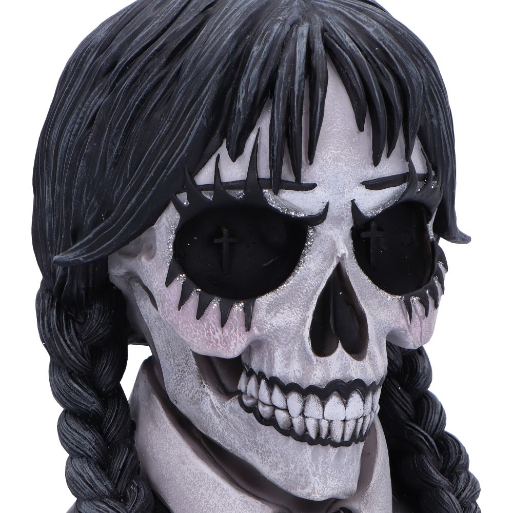 Dark Glare Gothic School Girl Skull