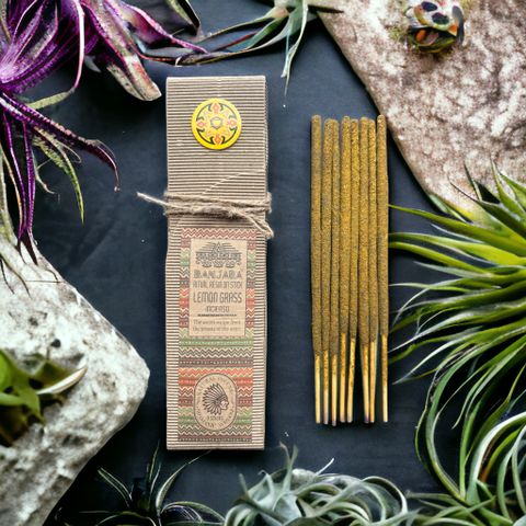 Banjara Ritual Resin on Stick Lemon Grass