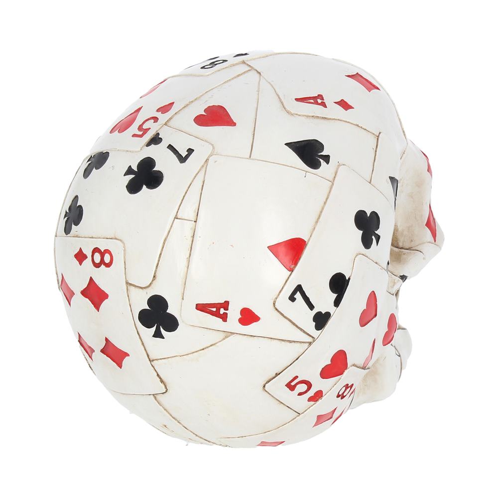 Dead Man’s Hand Playing Card Skull Ornament