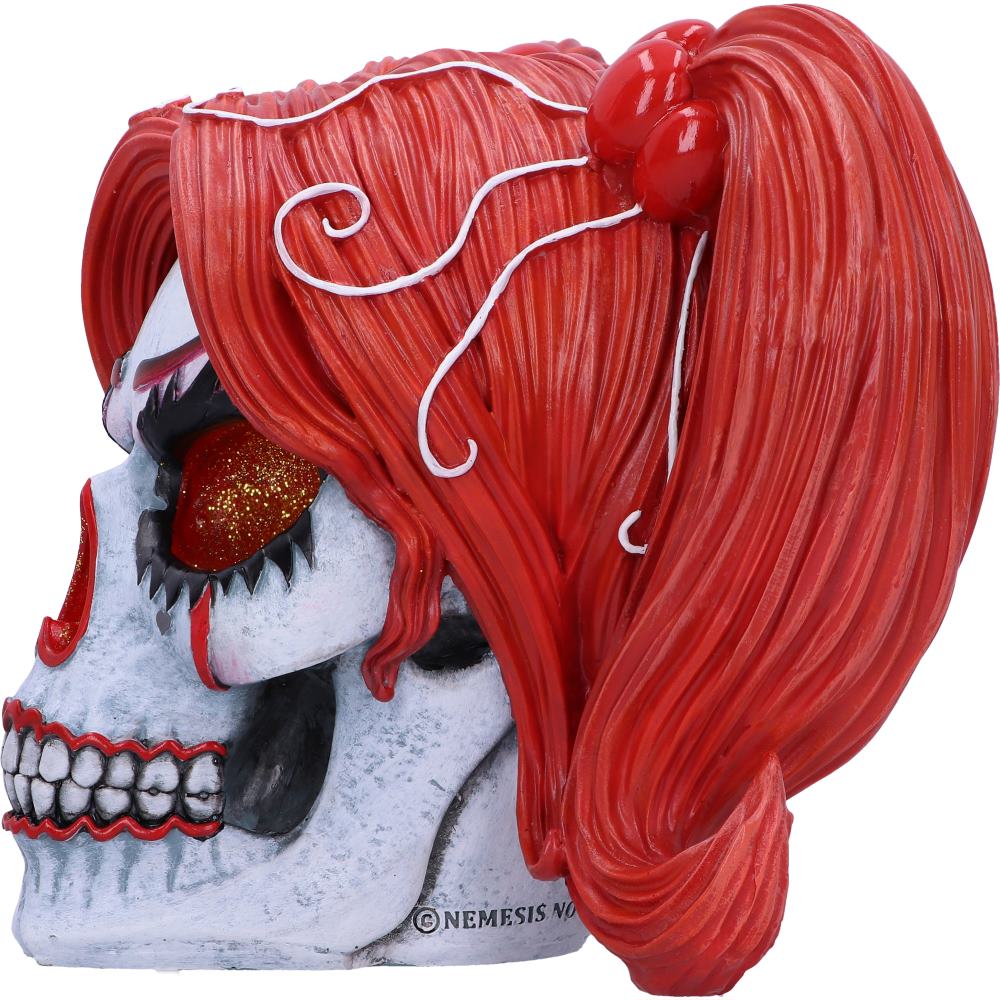 Drop Dead Gorgeous Cackle and Chaos Clown Doll Skull