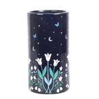 Moonflower Print Ceramic Flower Vase