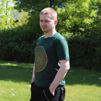 Mandala Stone Washed T-Shirt - Green - Small