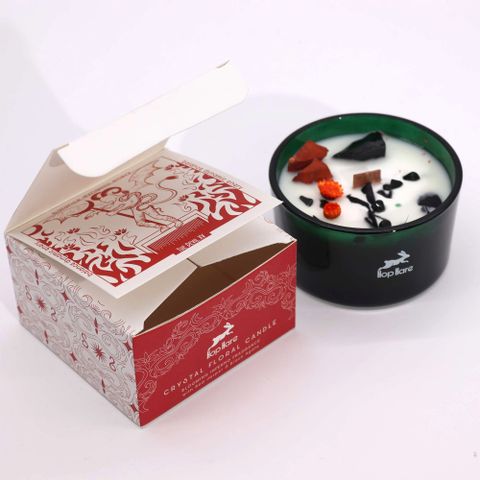The Devil Hop Hare Crystal Magic Flower Candle