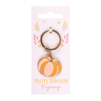 Pretty Pumpkin Keyring
