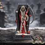 Merry Cryptmas Christmas Reaper Coffin Figurine