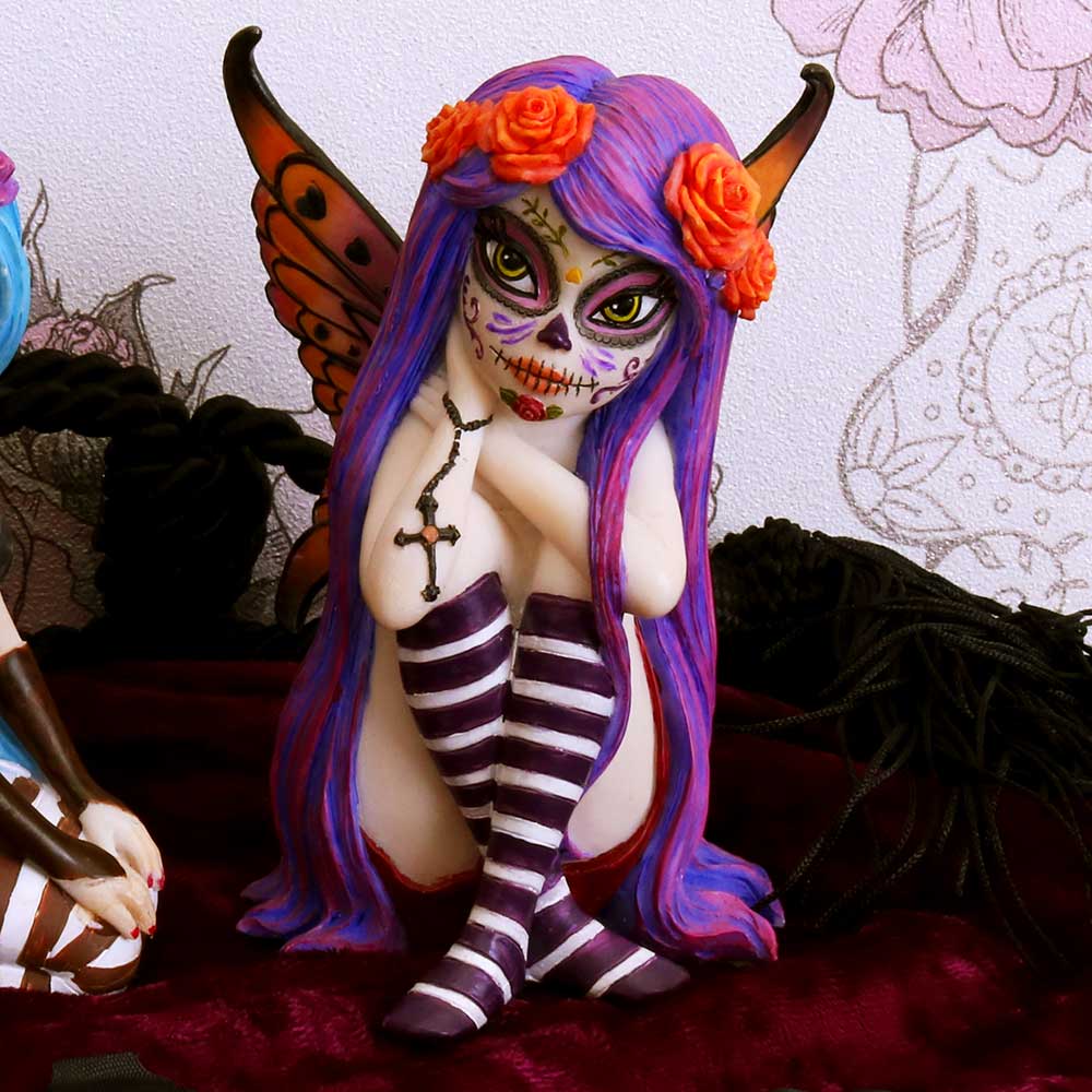 Esmerelda Sugar Skull Fairy Figurine