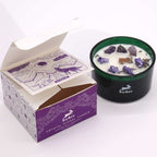Amethyst Moon Hop Hare Tarot Card Magic Flower Candle