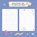 Reading Journal Dragon, Cosy Quest – 50 Book Review Notebook