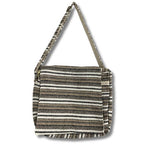 Soft Cream & Grey Soft Banjar Laptop Bag