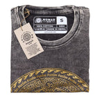 Chakra Stone Washed T-Shirt - Dark Grey - Small