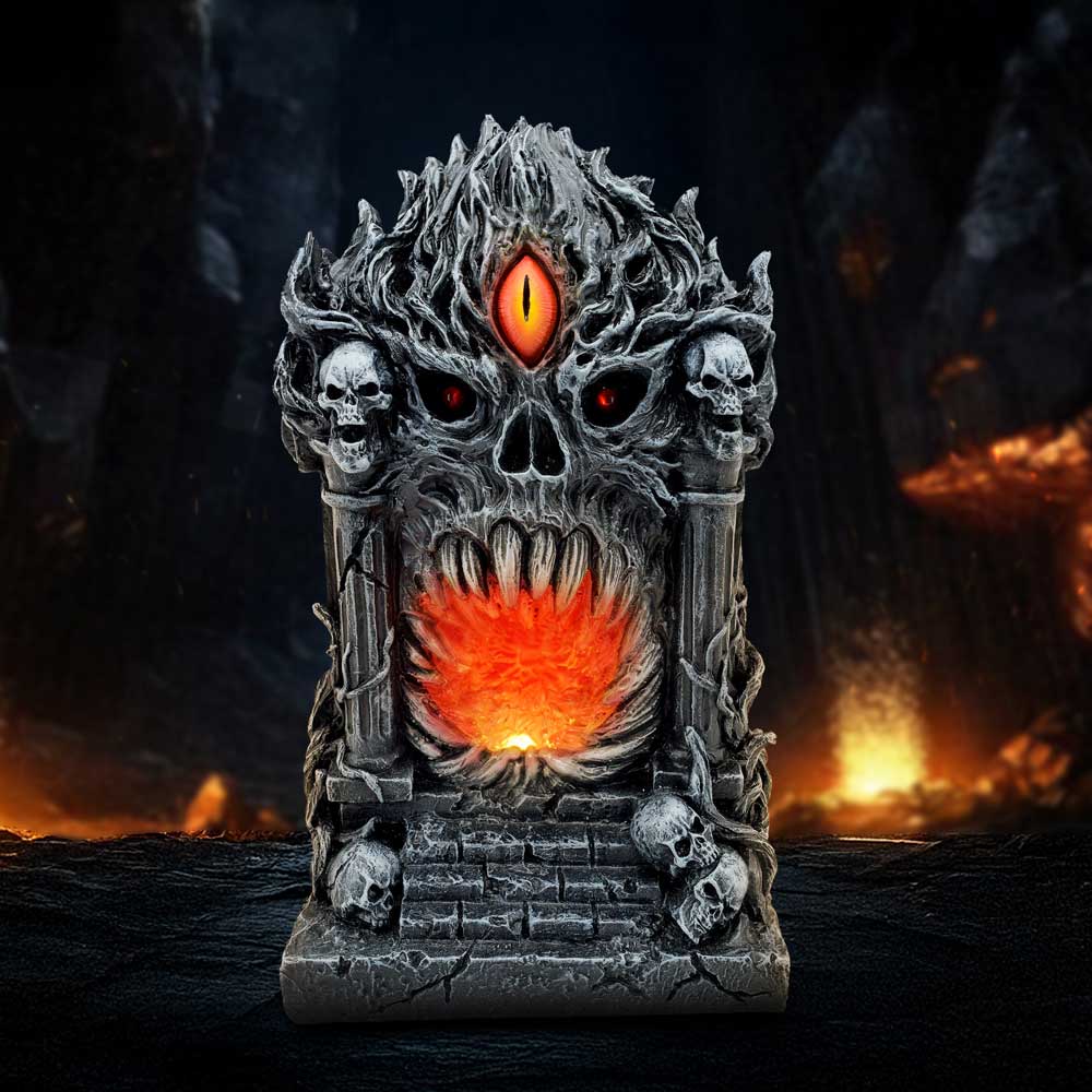 Gates of the Underworld LED Skull Sculpture