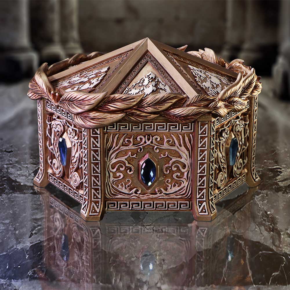 Pandora’s Gold-Detail Trinket Box